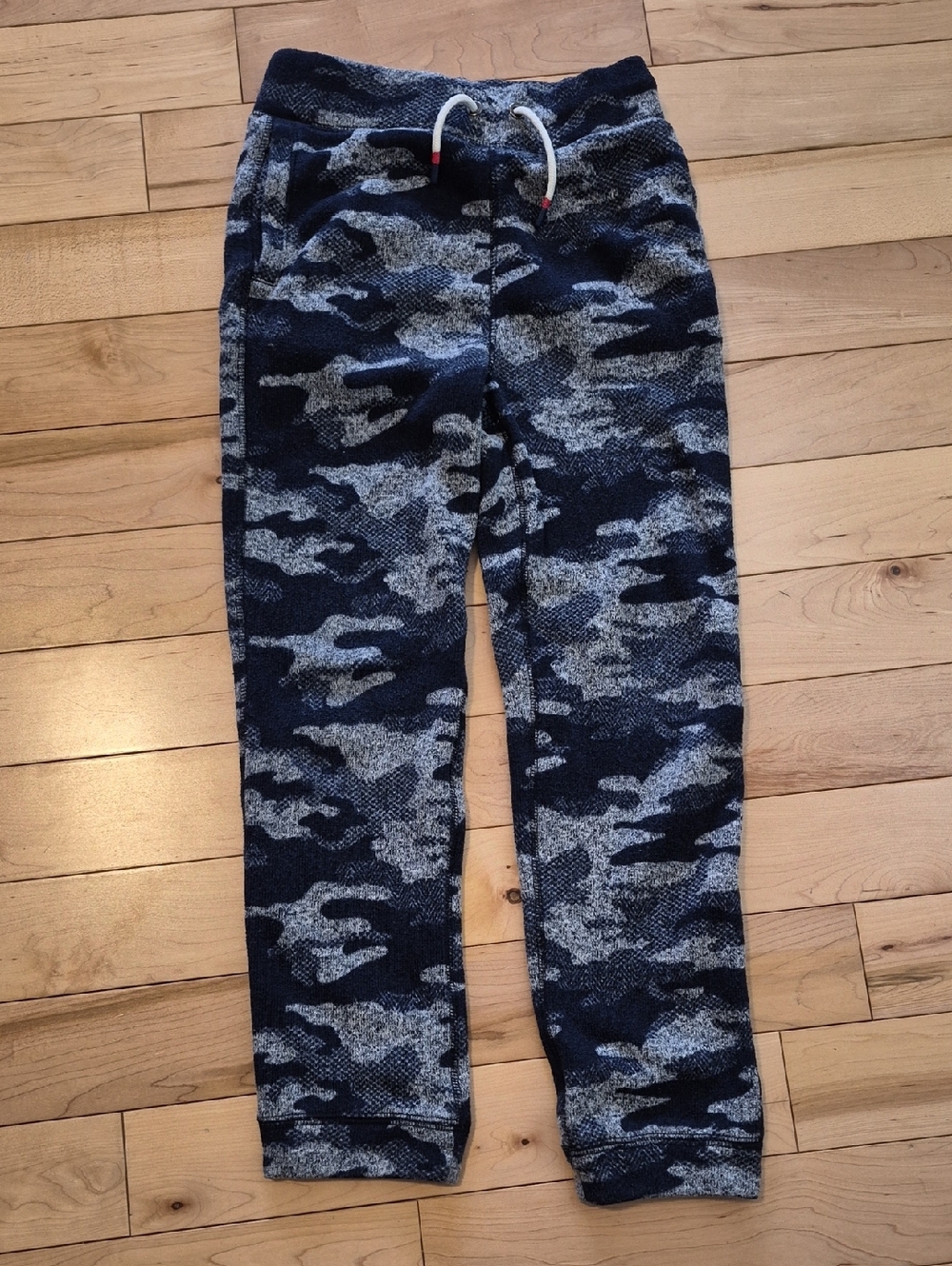Boys Size 10 GAP Navy Blue Camo Jogger Pants